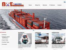 Tablet Screenshot of botransport.com